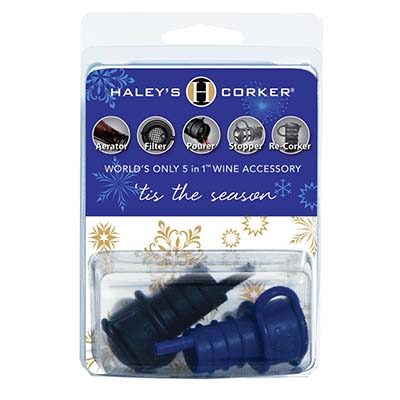 Haley's Corker® Blue & Black Holiday Corker Set